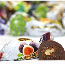 Конфеты конфеты ИНЖИР С ГРЕЦКИМ ОРЕХОМ в глазури {{ text_wholesale }}