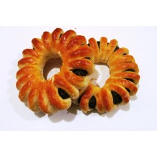 Сдоба булочка СОЛНЕЧНЫЙ ВЕНОЧЕК С МАКОМ {{ text_wholesale }}